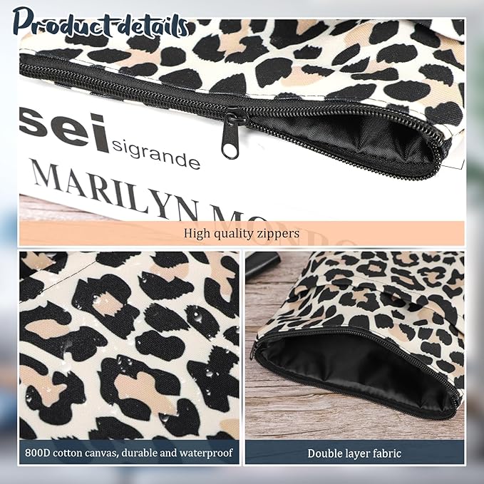 Book Sleeve Book Covers Book Protector Floral Printed with Zipper Washable Fabric for Teen Adult Book Lover Teacher Student(Medium,11 X 8.7 Inch)