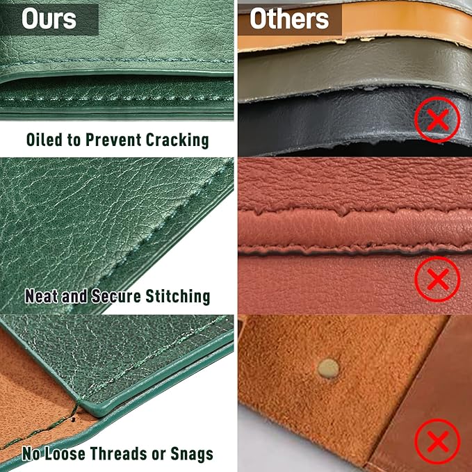 Bright Green A4 PU Leather File Folders for Documents,Important Private File Organizer with String Tie Closure,Laptop Sleeve Notebook Case,Leather Portfolio Binder Envelopes, Filing Folder 1PC