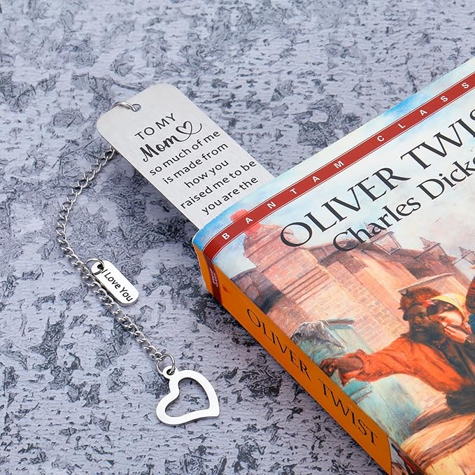 Gifts for Mom Bookmark Mother’s Day Gifts for Mom Mother Mommy Christmas Stocking Stuffers Gift for Mom Mother from Daughter Son Teens Boys Girls Birthday Mom Gifts for Book Lover Women I Love You Mom