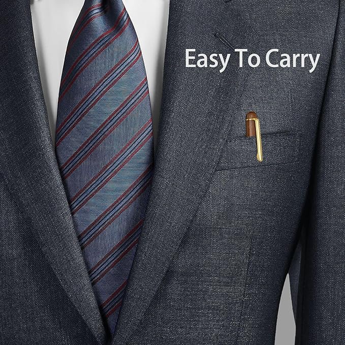 Cambond Ballpoint Pens Metal Pen - Wood Pen with Gift Box Fancy Pens Christmas Gift Nice Pens Set for Men Women Employee Journaling Executive Black Ink 1.0mm, 3 Pens with 3 Extra Refills