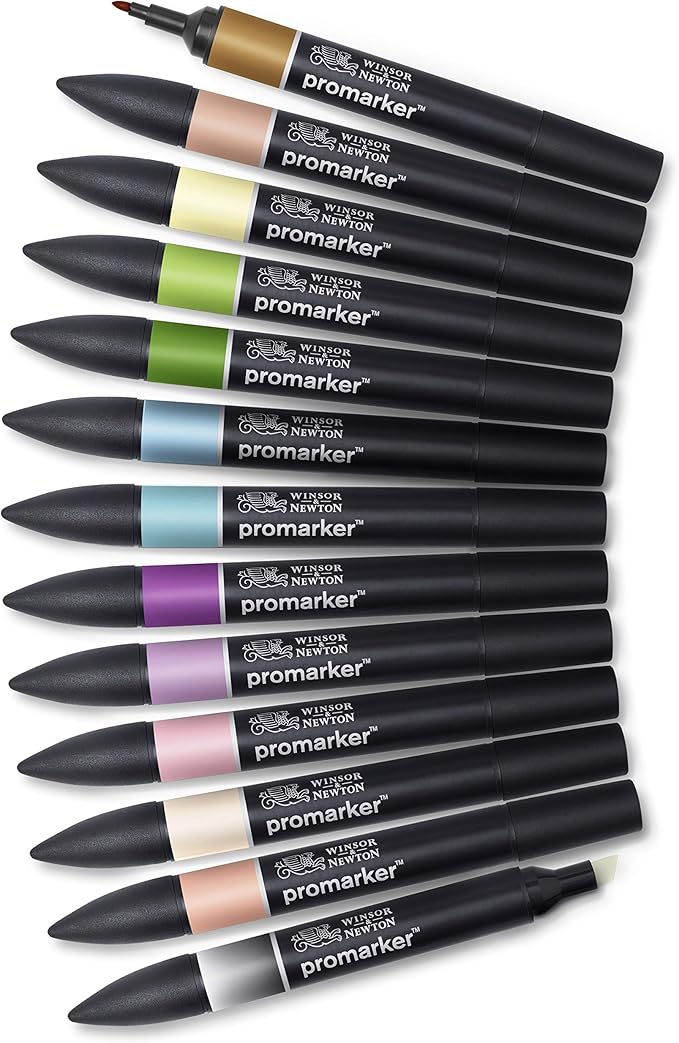 Winsor & Newton Promarker, Set of 12, Manga Fantasy