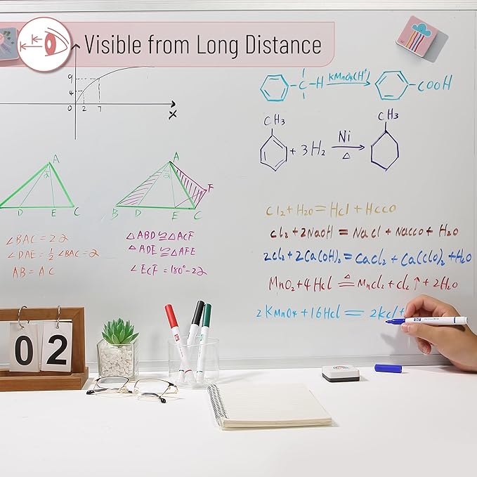 Mr. Pen- Dry Erase Markers, Fine Tip, 4 Pack, Assorted Colors, White Board Markers Dry Erase Fine Tip Markers, Whiteboard Markers, Dry Erase Pens, Dry Erase Markers Fine Tip