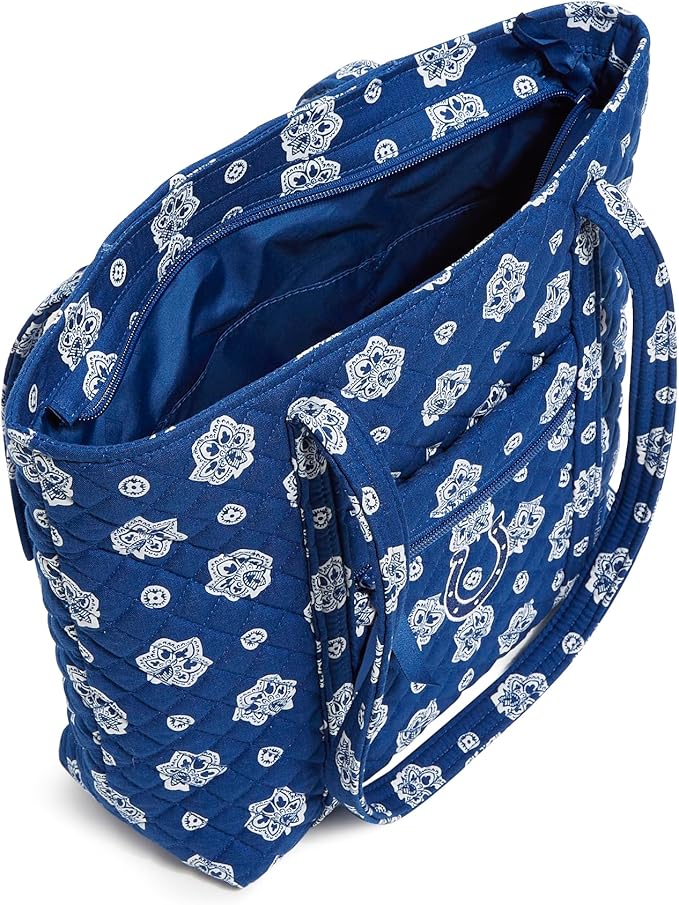 Vera Bradley Women's Cotton NFL Small Vera Tote Bag (Multiple Teams Available)