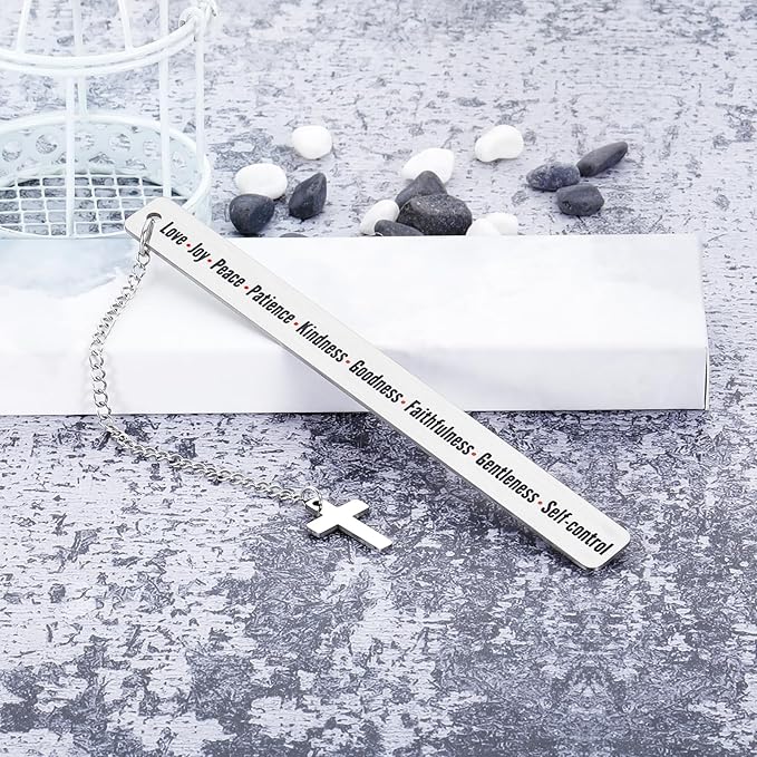 Bible Verse White Elephant Gifts Christian Jesus Spiritual Gifts for Women Sister Baptism Confirmation Gifts for Teen Girls Boys Christian Bible Accessories Bookmark Gifts for Her Religious