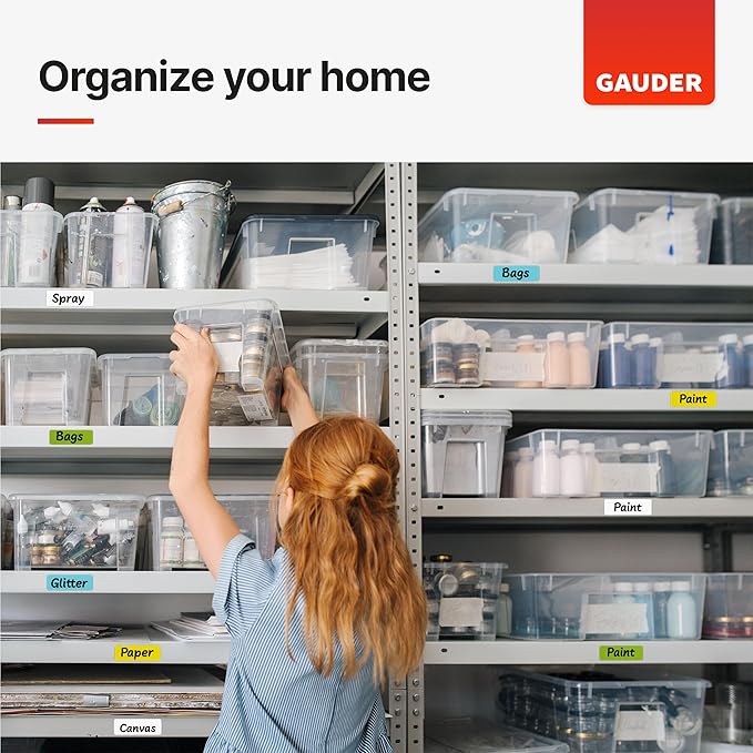 GAUDER Magnetic Dry Erase Labels | 90x Magnetic Labels (3 Inches x 1 Inch) | Dry Erase Magnets for Classroom, Whiteboard and Blackboard