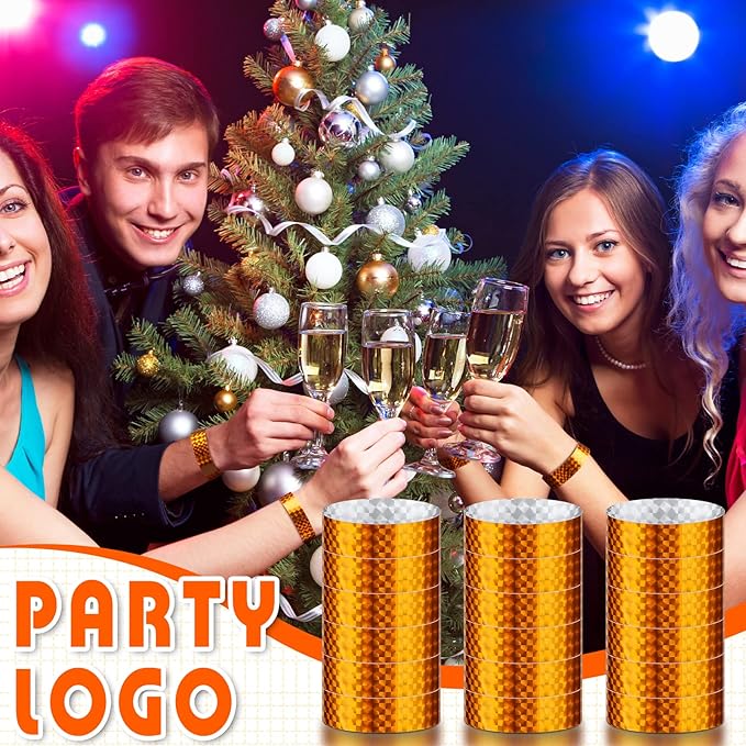 Epakh 600 Pcs Paper Wristbands Neon Wrist Bands Waterproof Handbands for Events Lightweight Concert Wristbands Neon Colored Adhesive Wrist Band for Party