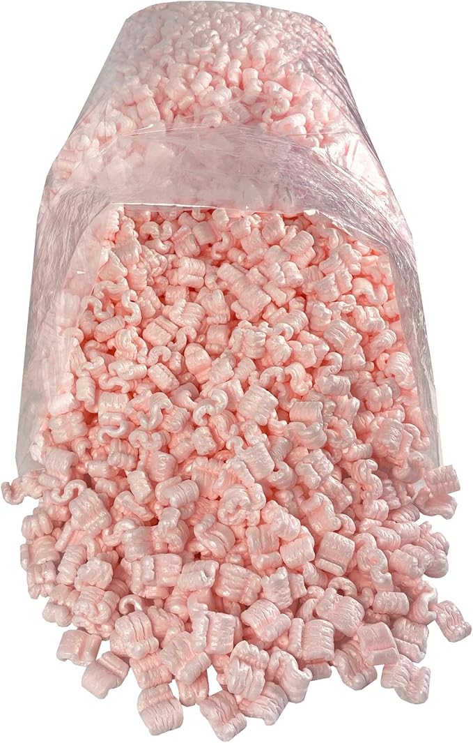 Packing Peanuts Cushioning (1-Pack, Pink)