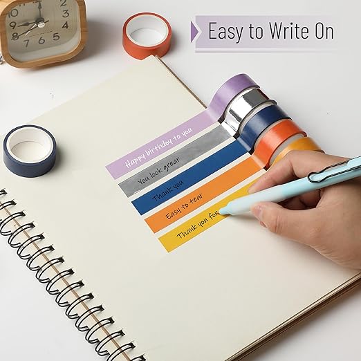 Mr. Pen- Washi Tape Set, 10 Rolls, Autumnal Reverie, Decorative Tape, Washi Tapes, Scrapbook Tape, Scrapbook Washi Tape for Journaling, Craft Tape, Washy Tape, Washy-Tape, Cute Washi Tape Pack