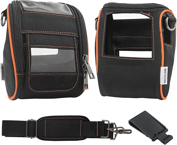 Soft Carrying Case for Zebra ZQ510 ZQ511 Mobile Thermal Printer - 2024 Upgrade Case Holster with Shoulder Strap and Belt Clip Compatible with Zebra ZQ510 ZQ511 Portable Carry Accessories