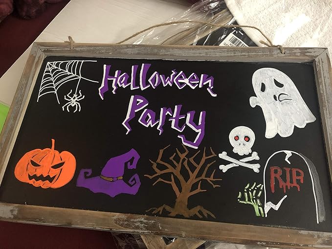 8 White Chalk Markers - Double Pack of Both Fine and Reversible Medium Tip Liquid Chalk Pens Wet Erasable for Menu Boards, Windows, White Boards, Classrooms, Mirrors, Non-Porous Chalkboards, Metal