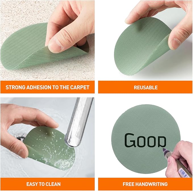 40pcs Multicolor 5 Inches Circle Spot Markers - Carpet Floor Dots for Classroom Decoration, Flexible Seating, Elementary School, Preschool, Kindergarten Supplies