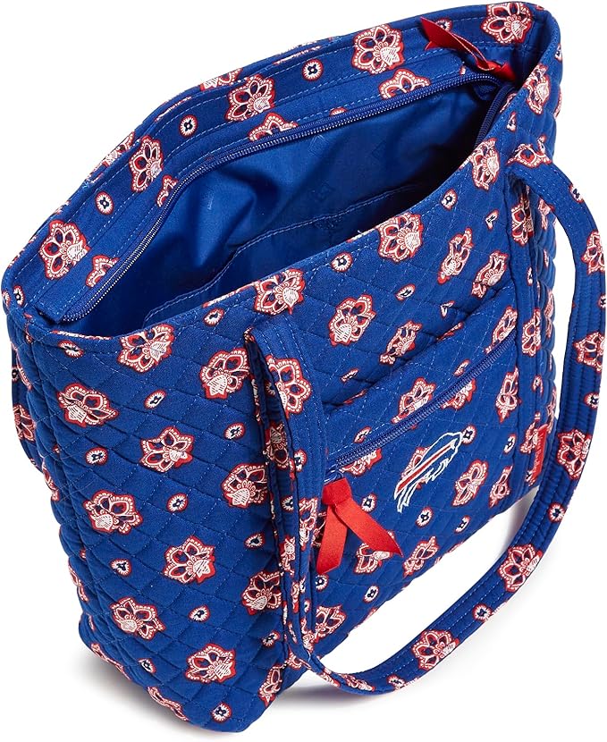 Vera Bradley Women's Cotton NFL Small Vera Tote Bag (Multiple Teams Available)