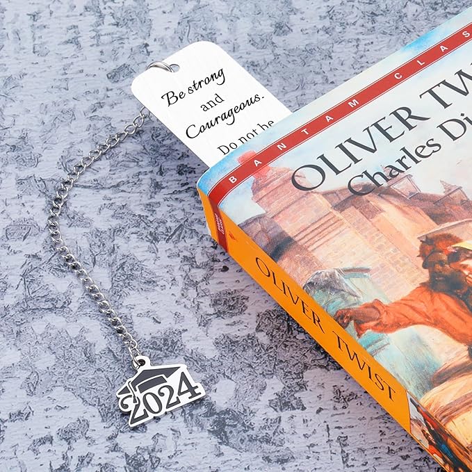 Christian Graduation Gifts for Him Her Baptism Bible Verse Bookmarks for Women Men Book Lovers Class of 2024 for Girls Boys High School Religious Gifts Bulk Graduating Inspirational Gifts