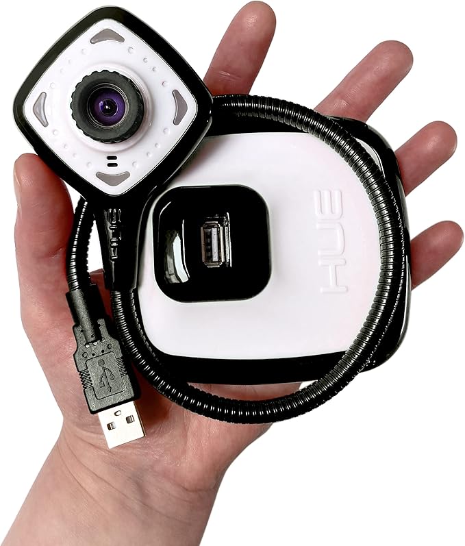 HUE HD Pro Flexible USB Video and Document Camera/Visualiser (Black Camera with Black Carry Case)