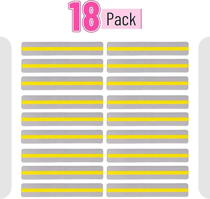 Mr. Pen- Guided Reading Strips, 18 Pack, Yellow, Highlighter Strips, Bookmarks for Kids
