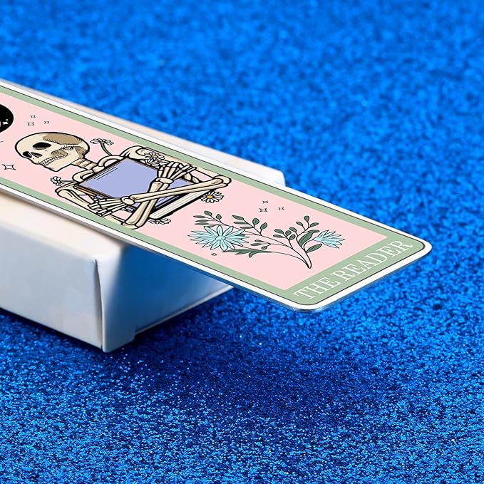 Octamber Bookmarks for Women Funny Bookmarks for Women Bookmarks for Women Book Lovers Dark Romance Bookmarks Spooky Gifts Tarot Bookmark Skeleton Gifts Birthday Gifts for Friends Besties Sisters