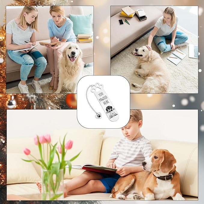 Dachshund Gifts for Women Men Funny Bookmarks Bulk Dachshund Dog Bookmarks for Book Lovers Dachshund Dog Lover Cute Metal Book Mark Birthday Gifts for Reader Coworker Friends Adults Dog Owner Lover