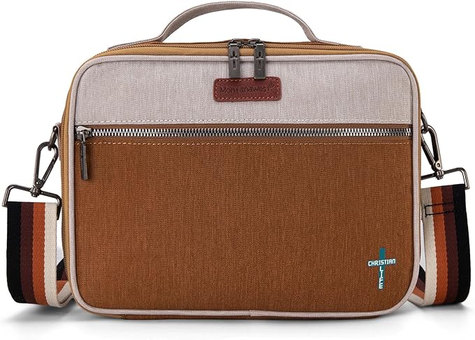 Montana West Bible Covers for Women Bible Cases with Leather Bookmark Protective Crossbody Carrying Book Case for Church Travel Gift