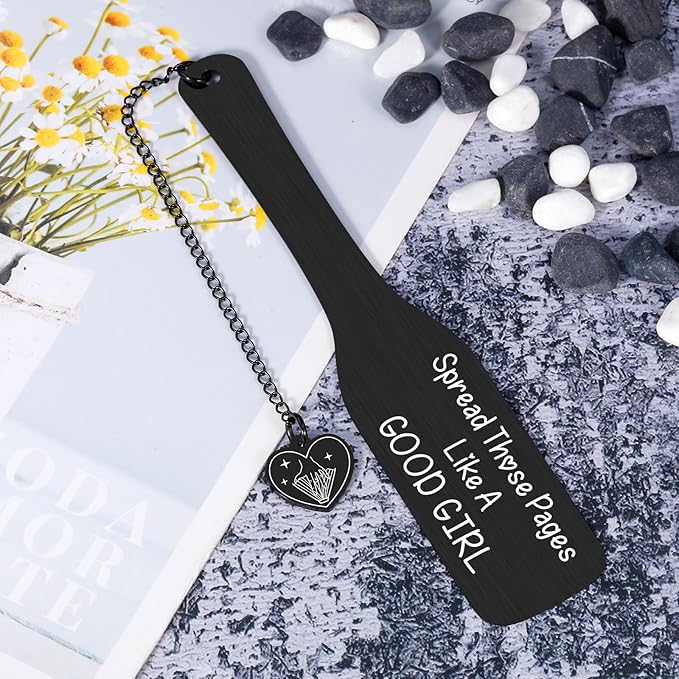 Dark Romance Bookmark Gifts for Women Her Book Marks for Reading Women Christmas Bookmark Gifts for Female Book Lovers Valentine's Day Spicy Gifts for Girlfriend LGBQT Birthday Gift for Friend Bookish