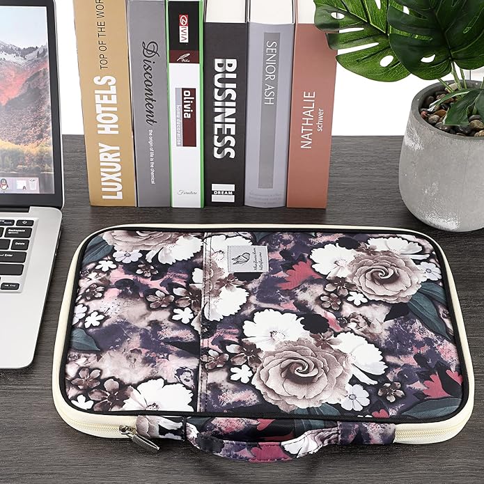 BTSKY New Multi-functional A4 Document Bags Portfolio Organizer-Travel Pouch Zippered Case for Ipads, Notebooks,Documents