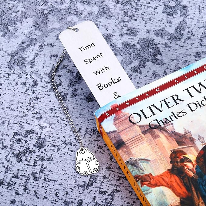 Cat Bookmark for Women Cat Lovers Bookmark Gifts for Her Him Book Lovers Valentines Day Gift for Book Lover Cat Lover Women Birthday Galentine’s Day Gift for Cat Lover Friends Best Friend Women Girl