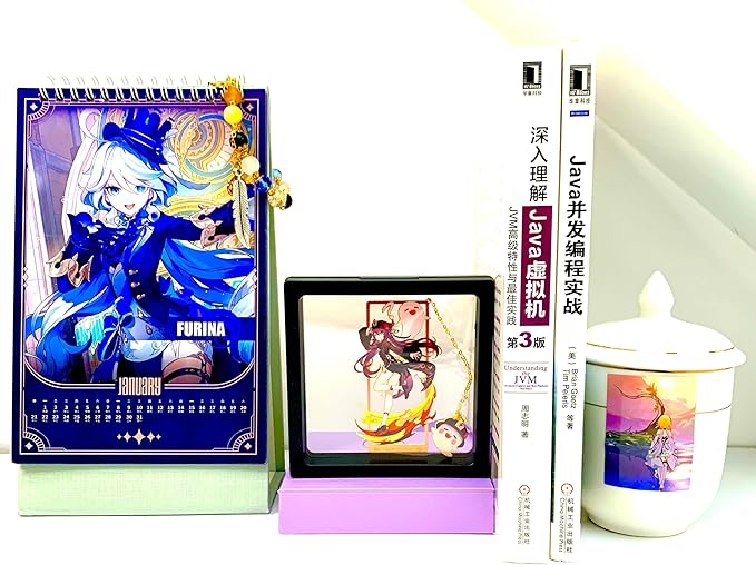 Genshin Impact HuTao Brass Bookmarks with 3D Display Box for Women Men Sisters Friends - Ideal Birthday Gifts for Book Lovers - Zllada