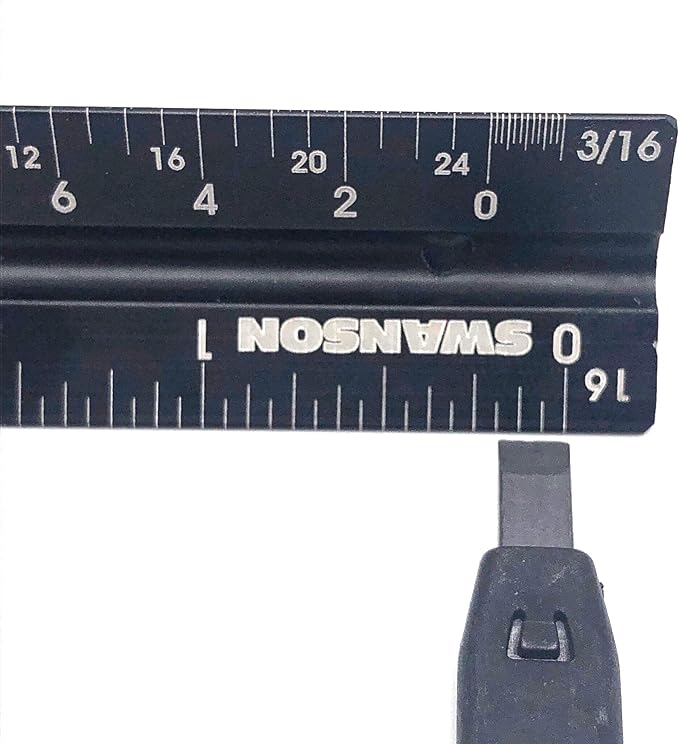 Swanson Tool Co Black Mechanical Carpenter Pencil Refills works with Swanson Always Sharp CP216 (Pack of 2)