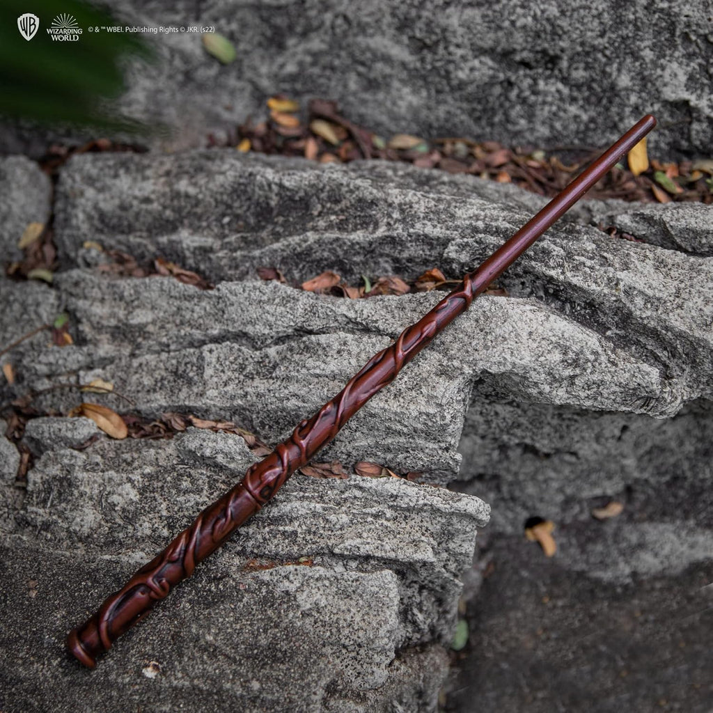 Cinereplicas Harry Potter - Hermione Granger Wand Pen with Stand & Lenticular Bookmark - Official License