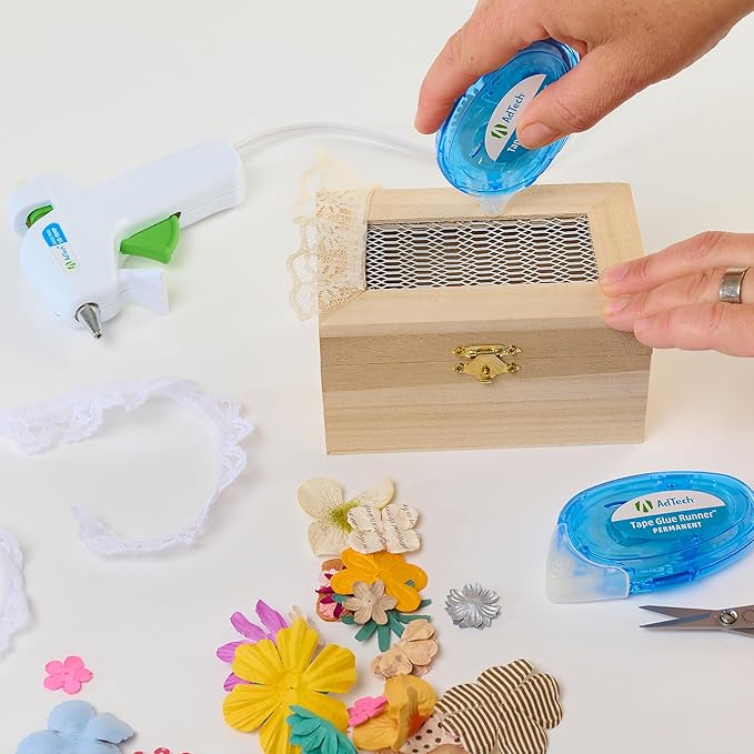 AdTech Glue Runner For Scrapbooking Supplies, case pack, Clear 4 Count (Pack of 12) cartridges,05603-CASE