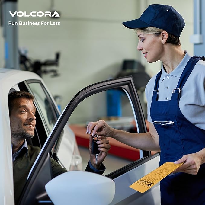 Volcora 500 Pack Key Drop Off Envelopes for After Hours, Night Drop Key Envelopes for Auto Shop Repair, Self Adhesive Envelope for Service Drop Box Overnight, Early Bird, Bussines 4 1/2 x 10 3/10 in