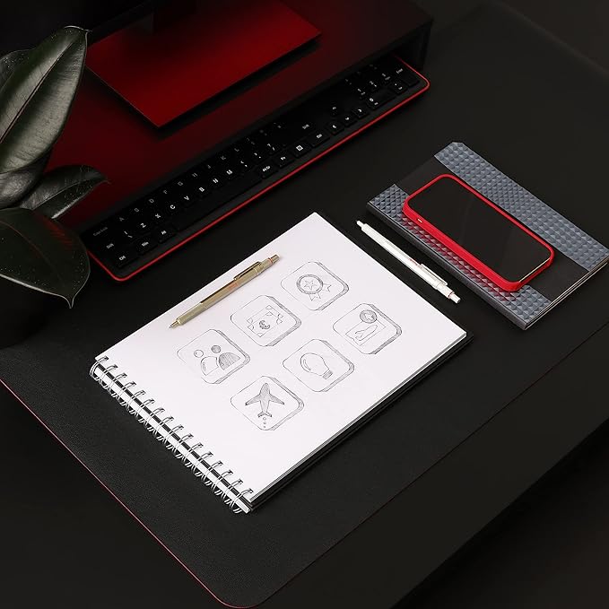 Rotring 600 Metallic Ballpoint Pen Medium Point Black Ink Pearl White Barrel Refillable 1 Count