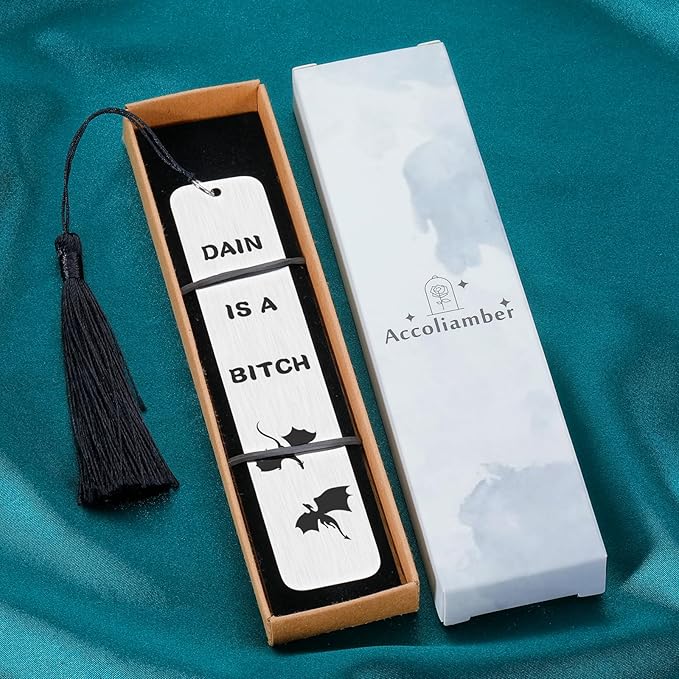 Funny Bookmark for Book Fans Merch Merchandise Bookmark Gifts Dragon Bookmark Gift for Women Men Friend Book Lover Bookish Bookworm Book Nerd Book Club Gift Idea Birthday