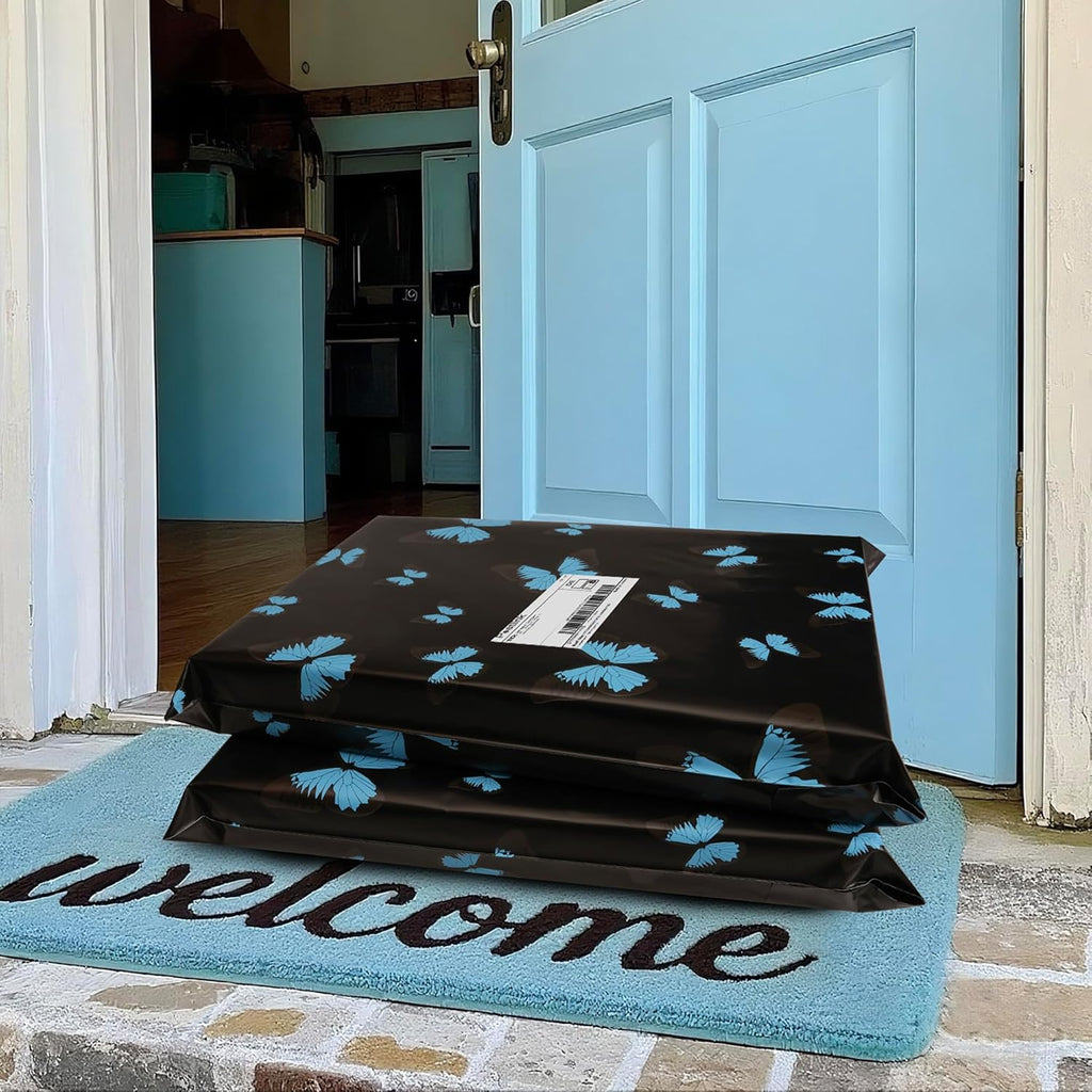 butterfly Poly Mailer 10x13 Inch 25 Pcs, Waterproof Shipping Bags for Clothing, Tear-Resistant Mailier Bags, Strong Mailing Bags with Self-Seal