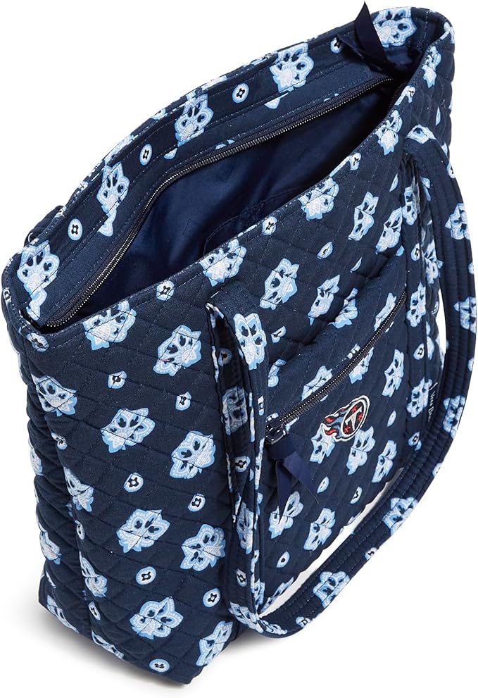 Vera Bradley Women's Cotton NFL Small Vera Tote Bag (Multiple Teams Available)