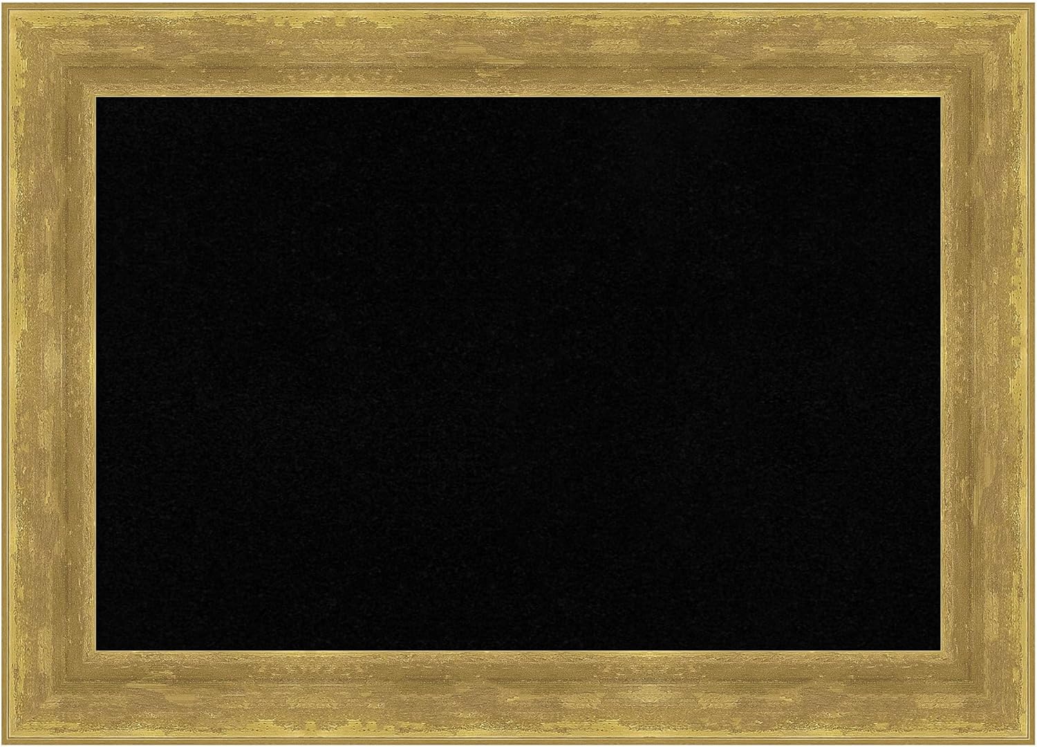 Amanti Art Black Cork Board for Wall, 15x21 Vision Board with Gold Wood Frame, Small Corkboard Office Decor for Home Organization, Modern Corkboard Pinboard to Display Items for Home Organization in