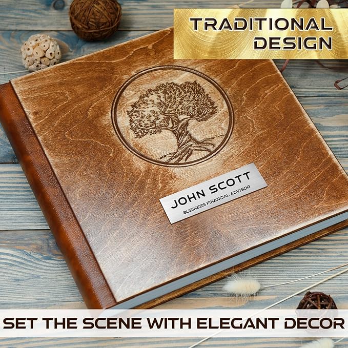 Therwen 30 Pcs Name Plates Laser Engraved Brushed Stainless Steel Plate Personalized Plaque Blank Custom Name Tag Frame Label with Adhesive Backing(Silver Multi Shape,1''x 3'')