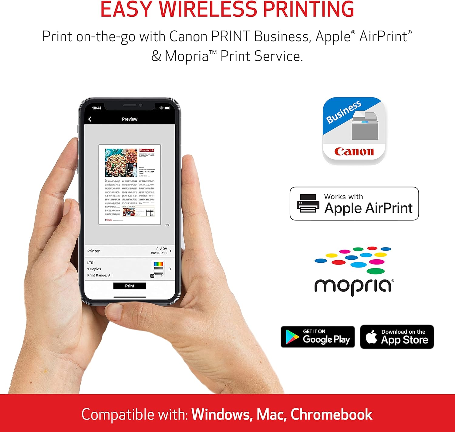 Canon imageCLASS LBP122dw - Monochrome Duplex Wireless Laser Printer, Single Function, Home Office, Mobile Ready, 30 PPM, Black