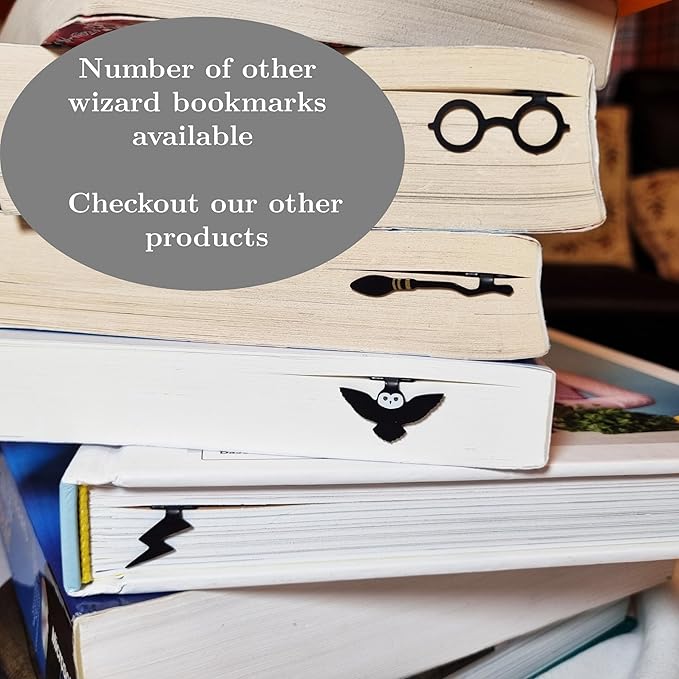 Owl Bookmark Wizard Bookmark Metal Bookmark Witch Magic Beautiful Bookmark for Girls, Boys, Kids, Book Club Gift for Teacher Gift Gifts Bookish Gifts for Book Lovers (Owl)