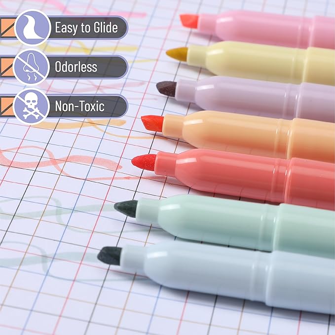 Mr. Pen Highlighters - 28 Pack Assorted Colors, Colored Highlighters Set