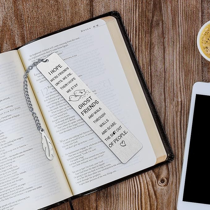 Bookmarks Gifts for Best Friends Book Markers Friendship Gifts for BFF Bestie Women,BookMarker for Birthday Christmas Valentines Gifts Female Friends Reading Present Book Club Gift JCH4