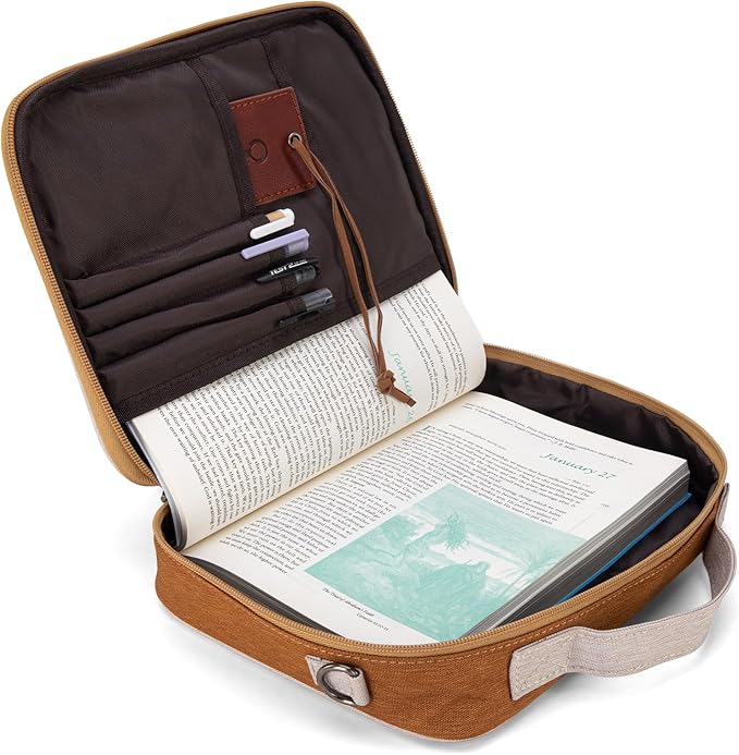 Montana West Bible Covers for Women Bible Cases with Leather Bookmark Protective Crossbody Carrying Book Case for Church Travel Gift