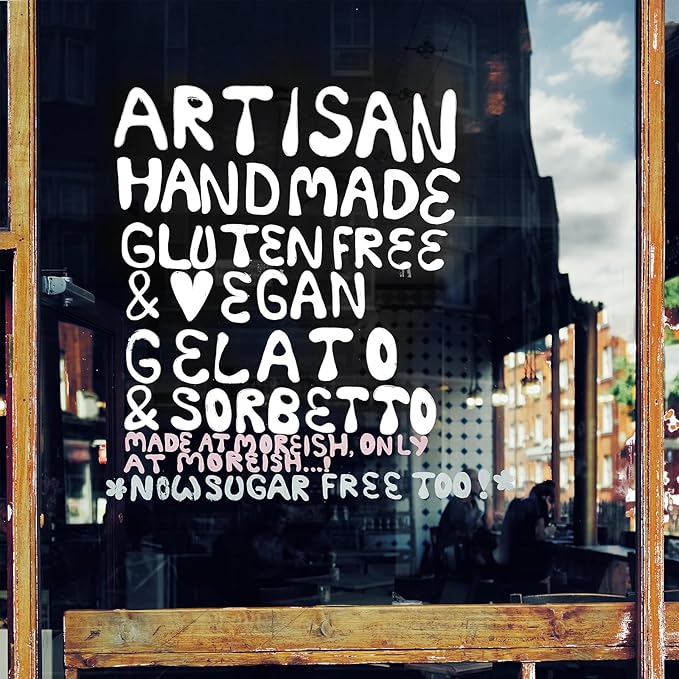 Windows Markers for Car 5 Pack Washable Glass Pen 15mm Jumbo White Paint Liquid Chalk Markers for Auto Chalkboard Blackboard Bistro Menus and Any Non-Porous Surface