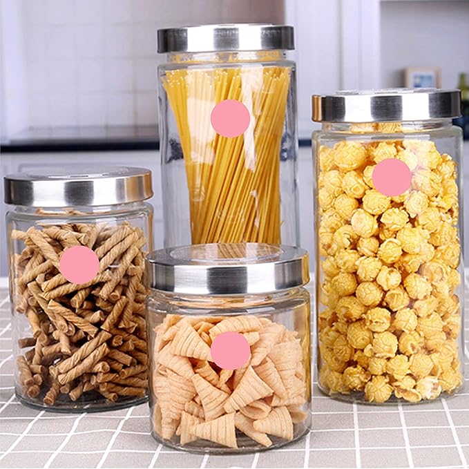 PARLAIM 3/4 Inch Roll Color Coding Labels,1000 per Roll Round Permanent Adhesive Color Coding Circle Dot Stickers for Classroom Office Home (Pink)