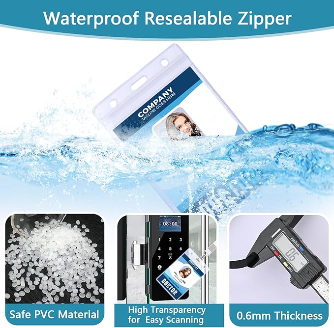 Lanyards for ID Badges, Red