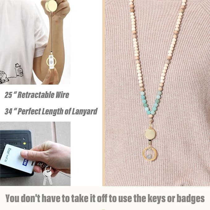 SAM & LORI Lanyards for Keys Lanyard Lanyards for Id Badges Teacher Lanyard Retractable Lanyards for Id Badges Holder Cute Keychain Lanyard Women