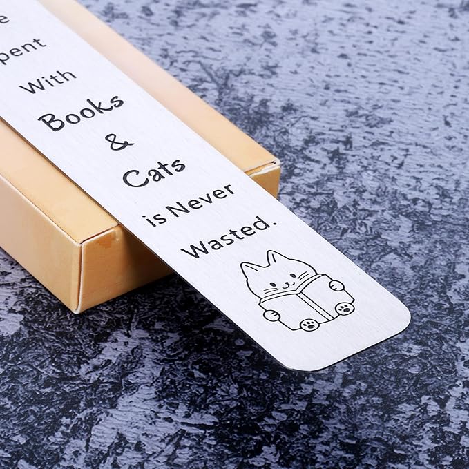 Cat Bookmark for Women Cat Lovers Bookmark Gifts for Her Him Book Lovers Valentines Day Gift for Book Lover Cat Lover Women Birthday Galentine’s Day Gift for Cat Lover Friends Best Friend Women Girl