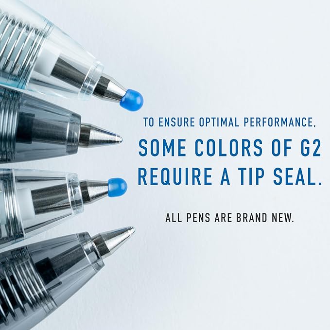 PILOT, G2 Premium Gel Roller Pens, G2 Boost Purples Pack, The Colors of Creativity, 8 Pack Pouch, Fine Point 0.7 mm, Assorted