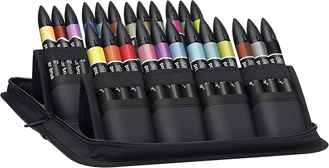 Winsor & Newton Promarker, Set of 24, Mixed Marker Set