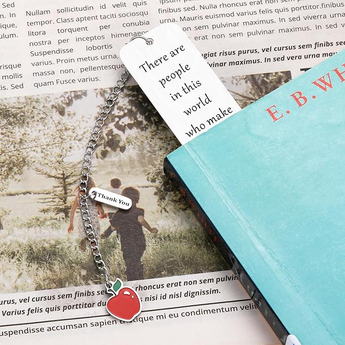 Teacher Appreciation Gifts for Women, Teacher Christmas Gifts, Teacher Gifts for Women, Teacher Birthday Gifts, Valentines Day Gifts for Teachers, End of Year Teacher Gifts, Teacher Thank You Bookmark