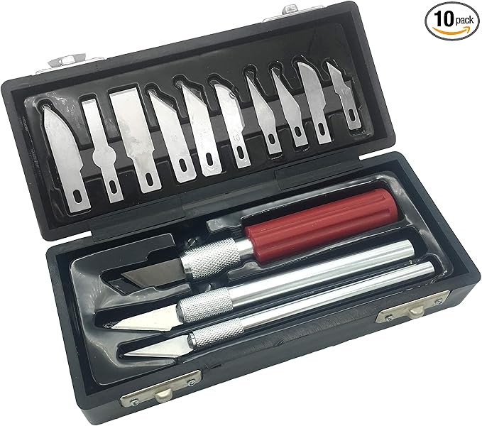 SMB Precision Hobby Knife Set (1/4/10/60) (10)